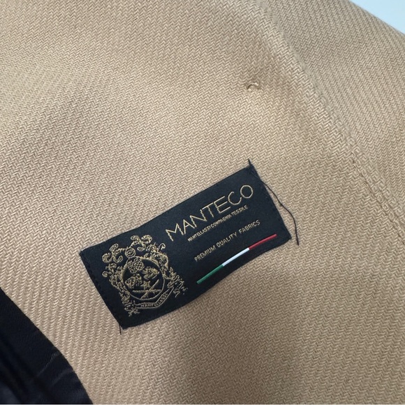 Zara wool blend tan camel long coat size small - Picture 12 of 16